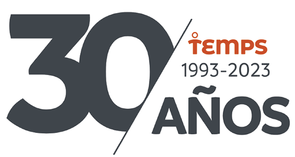Logo Temps 30 años Logo Temps 30 años
